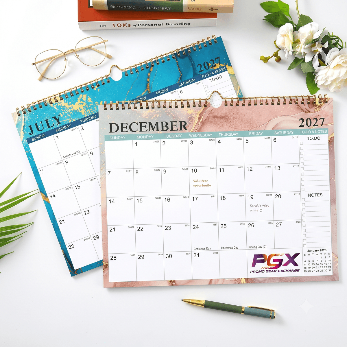 Custom Logo Wall Calendar